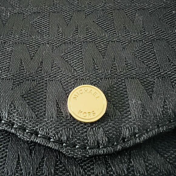MICHAEL KORS Jet Set Item Solid Black Medium Pocket Multi Function Tote Bag - Picture 4 of 9